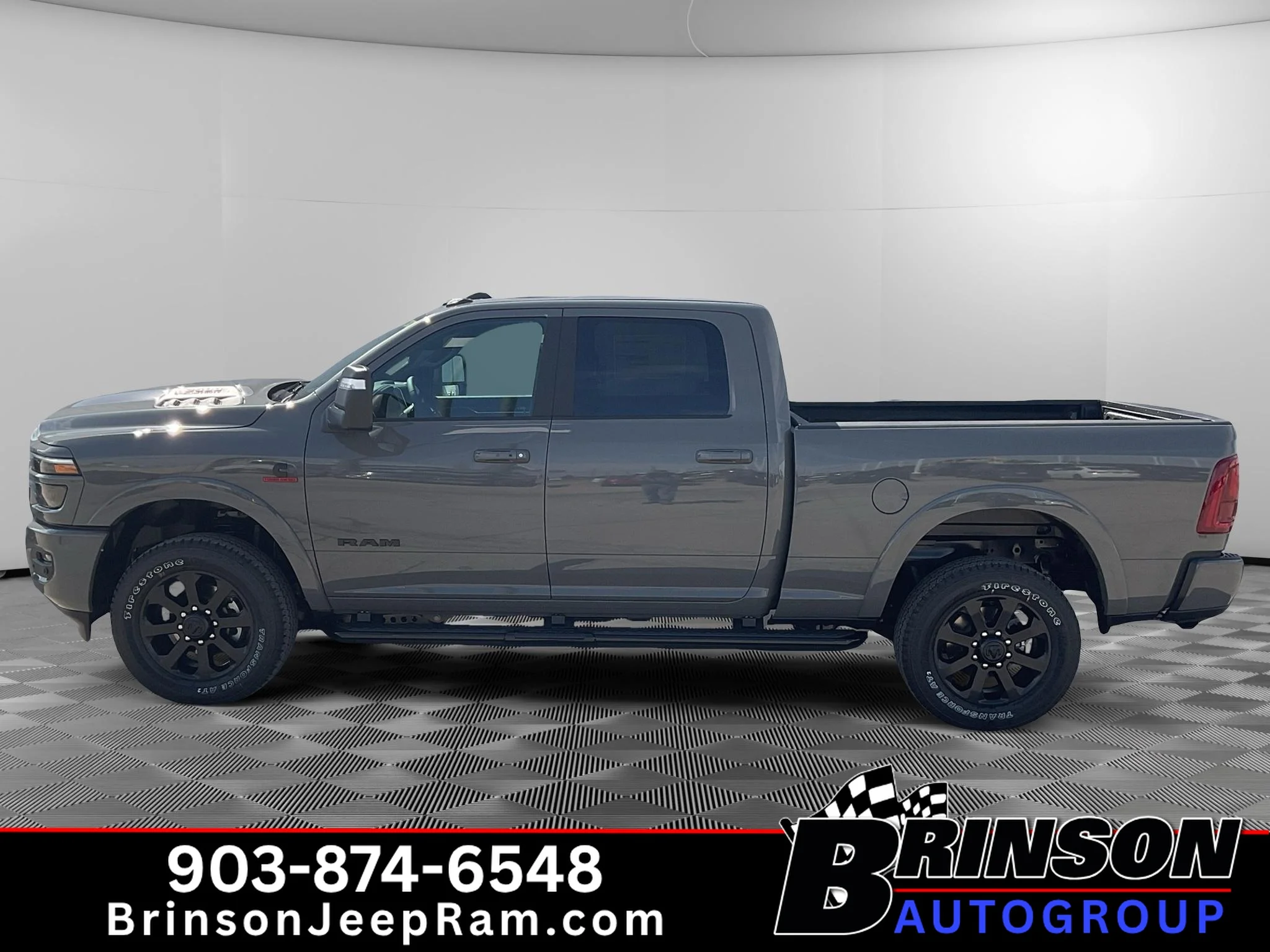 New 2027 Ceramic Gray Clearcoat Ram Laramie image 3