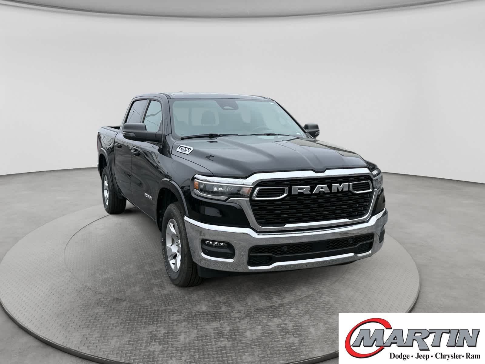 Used 2025 Diamond Black Crystal Pearlcoat Ram Big Horn image 3