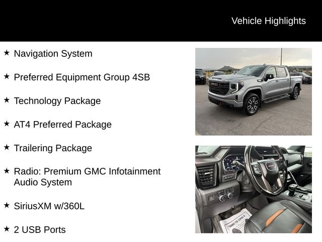 Used 2023 Silver GMC AT4 image 7