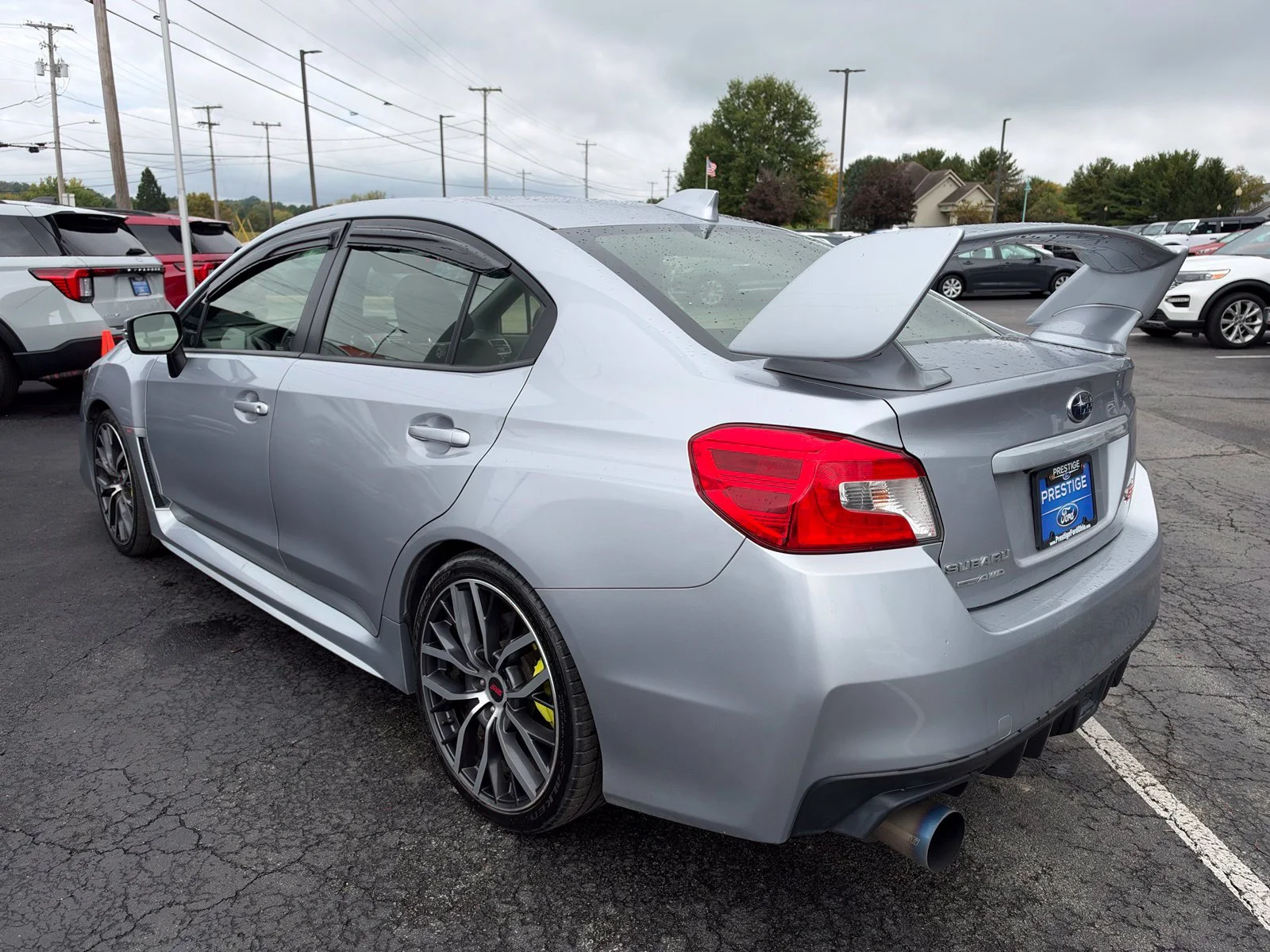 Used 2021 Ice Silver Metallic Subaru STi image 3