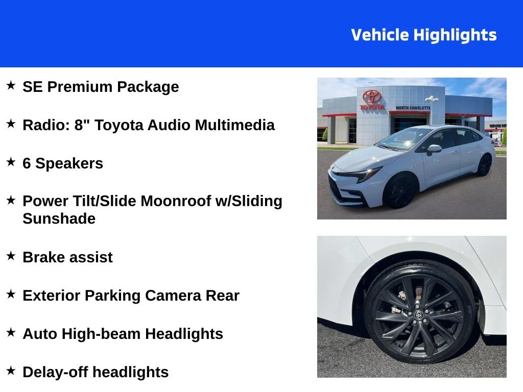 Certified Used 2024 White Toyota SE image 4