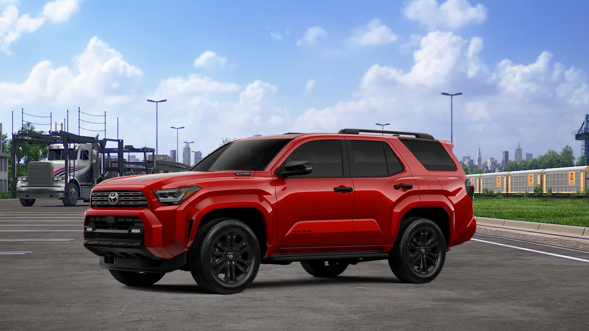 New 2026 Supersonic Red <sup>1</sup> Toyota 4Runner Platinum image 3