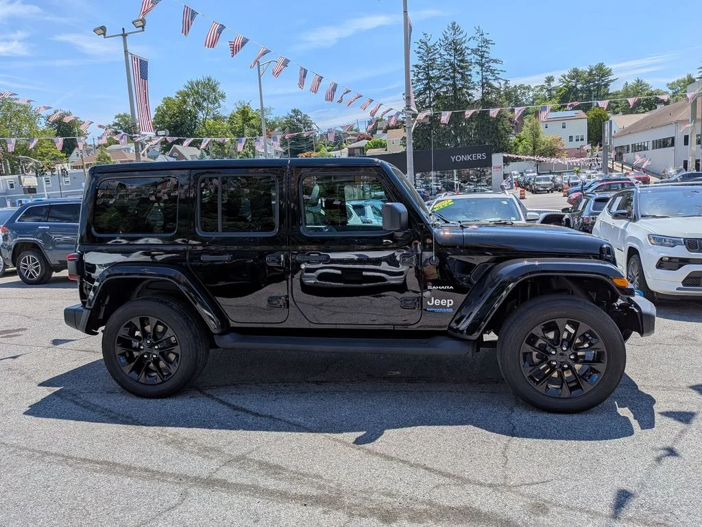 Used 2022 Black Jeep Unlimited Sahara 4xe image 5