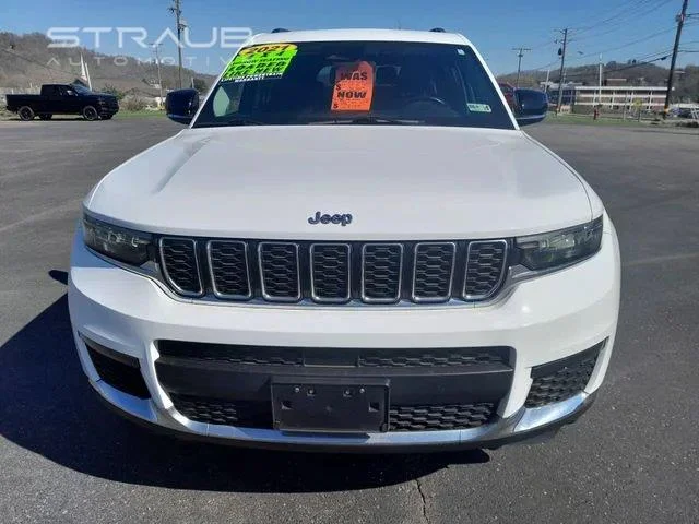 Used 2021 Bright White Clearcoat Jeep Limited image 4