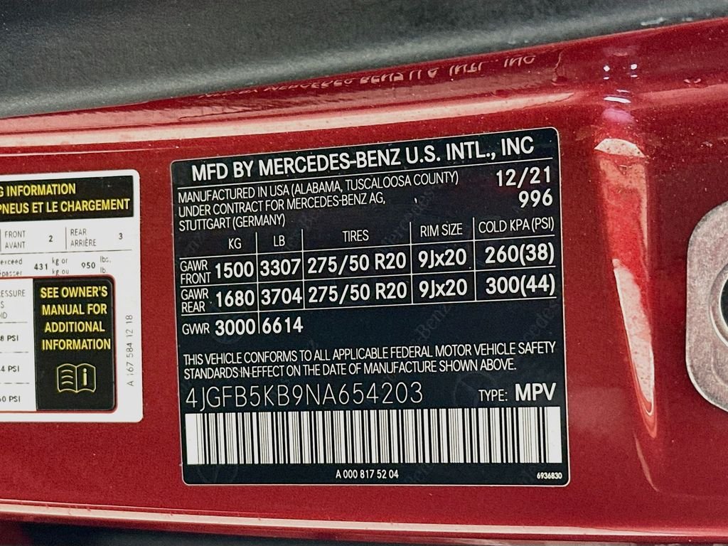 Certified Used 2022 Red Mercedes-Benz GLE 450 image 33