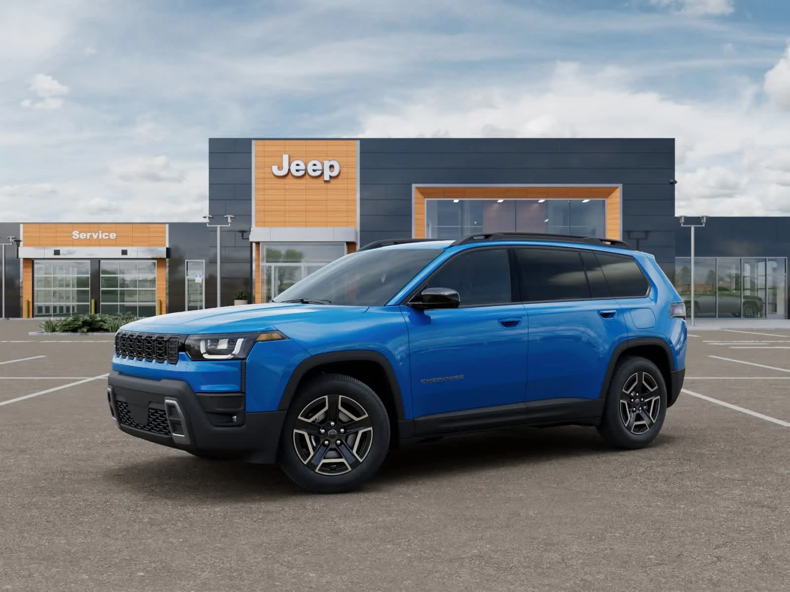 New 2026 Hydro Blue Pearlcoat Jeep Laredo image 2