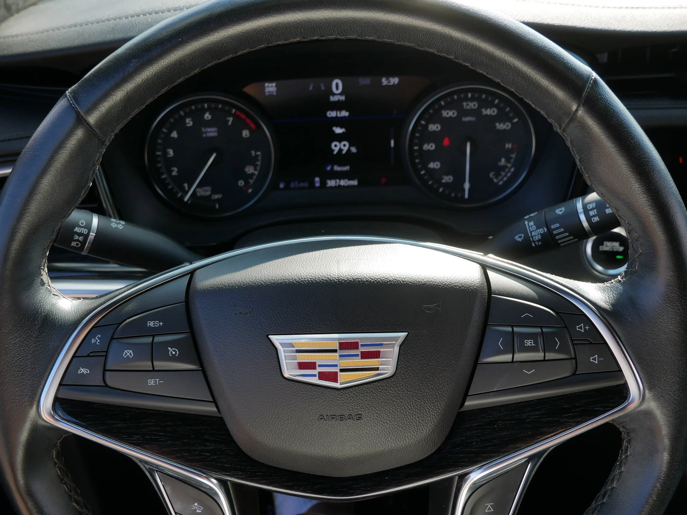 Certified Used 2023 Stellar Black Metallic Cadillac AWD Premium Luxury image 25