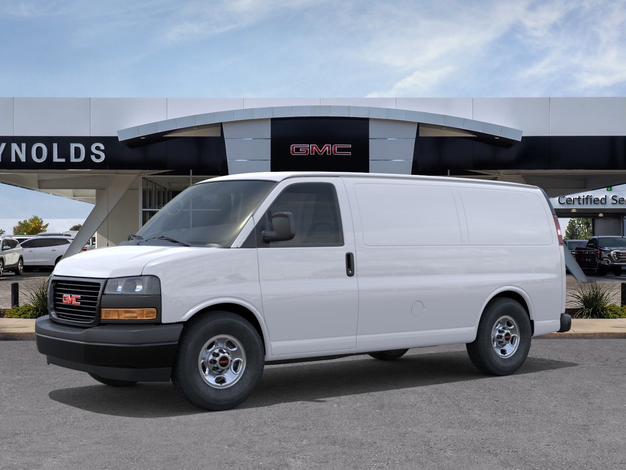 New 2026 Summit White GMC Work Van image 2