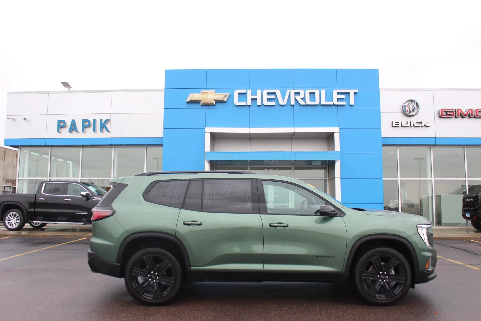 New 2027 Trailstone Green Metallic GMC Elevation image 1