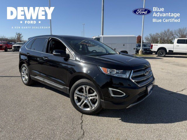 Used 2018 Shadow Black Ford Titanium image 1