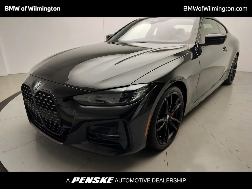 Used 2024 Black Sapphire Metallic BMW 430i xDrive image 1