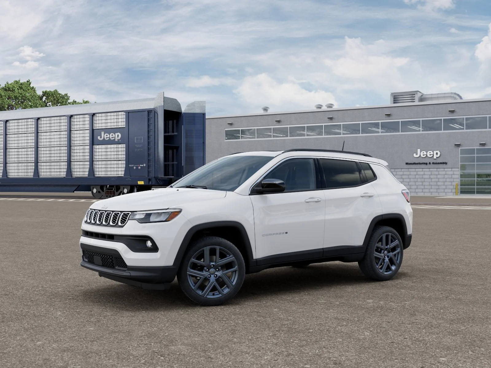 New 2026 Bright White Clear-Coat Exterior Paint Jeep 85th Anniversary image 1