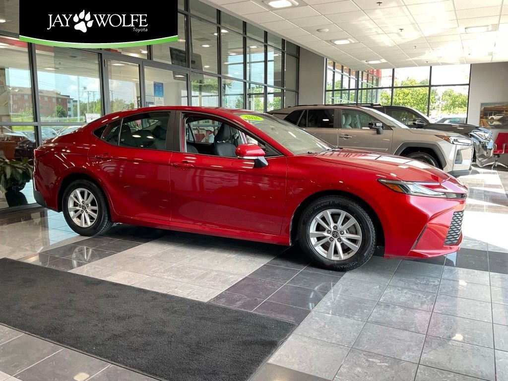 Certified Used 2025 Red Toyota LE image 1