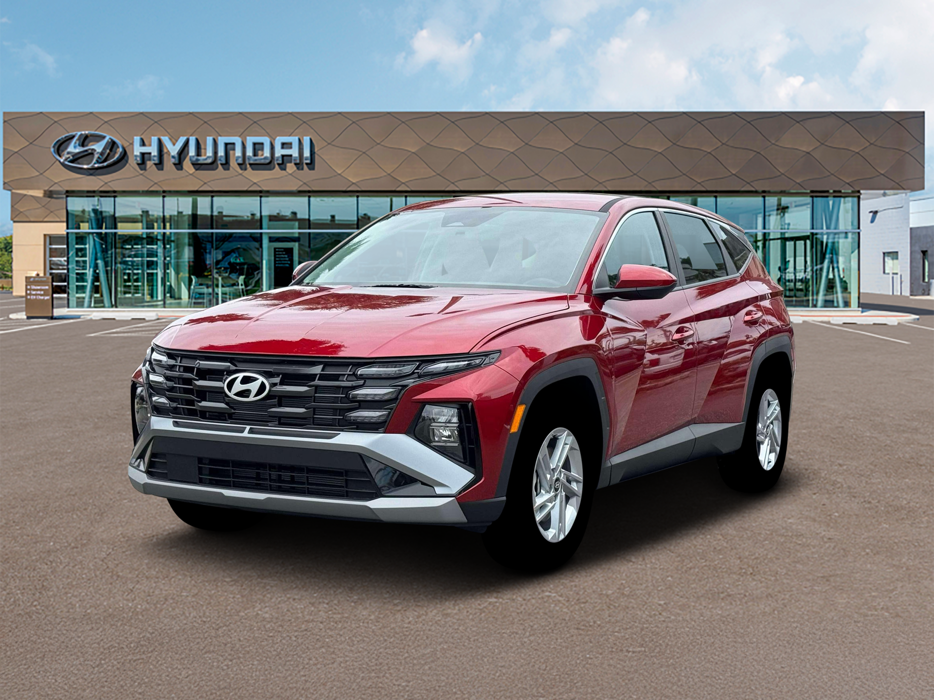 New 2026 Ultimate Red Hyundai SE AWD image 1