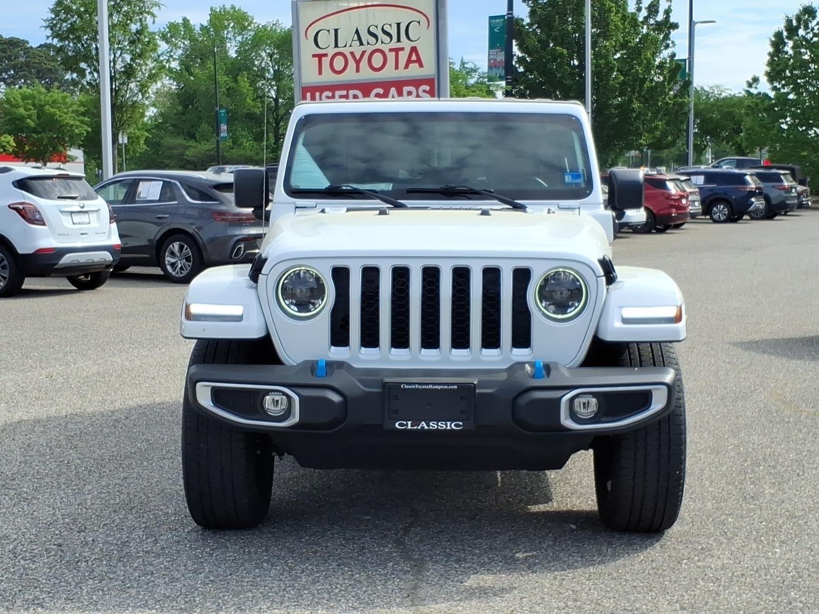 Used 2023 Jeep Wrangler 4xe Sahara 4XE with VIN 1C4JJXP6XPW554612 for sale in Hampton, VA