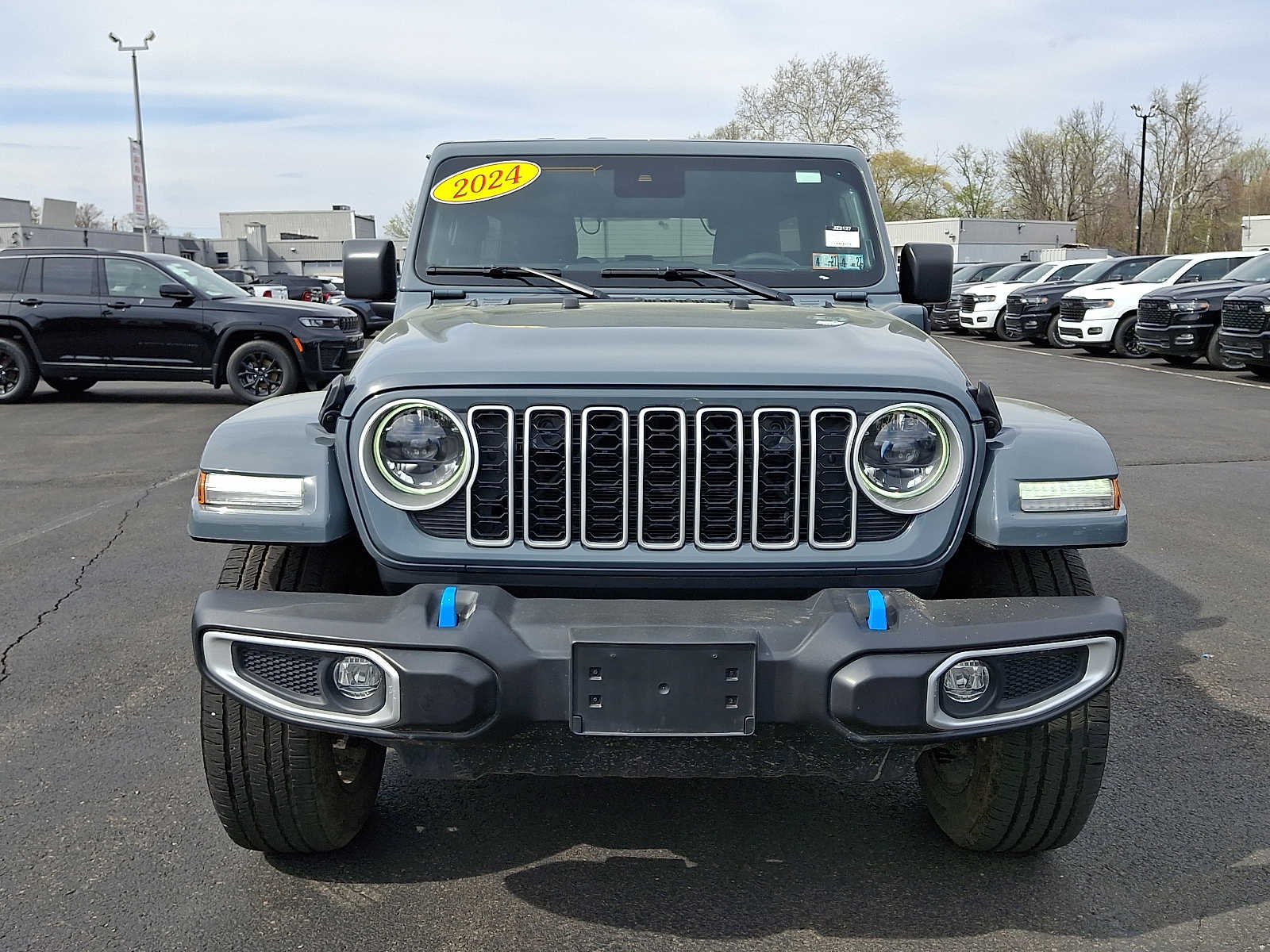 Used 2024 Jeep Wrangler 4xe Sahara 4XE with VIN 1C4RJXP6XRW221929 for sale in Horsham, PA