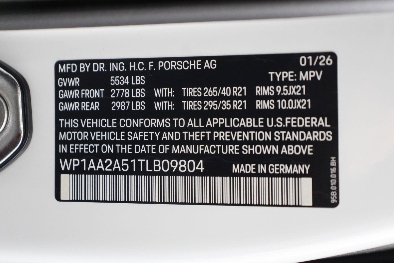 New 2026 White Porsche  image 24