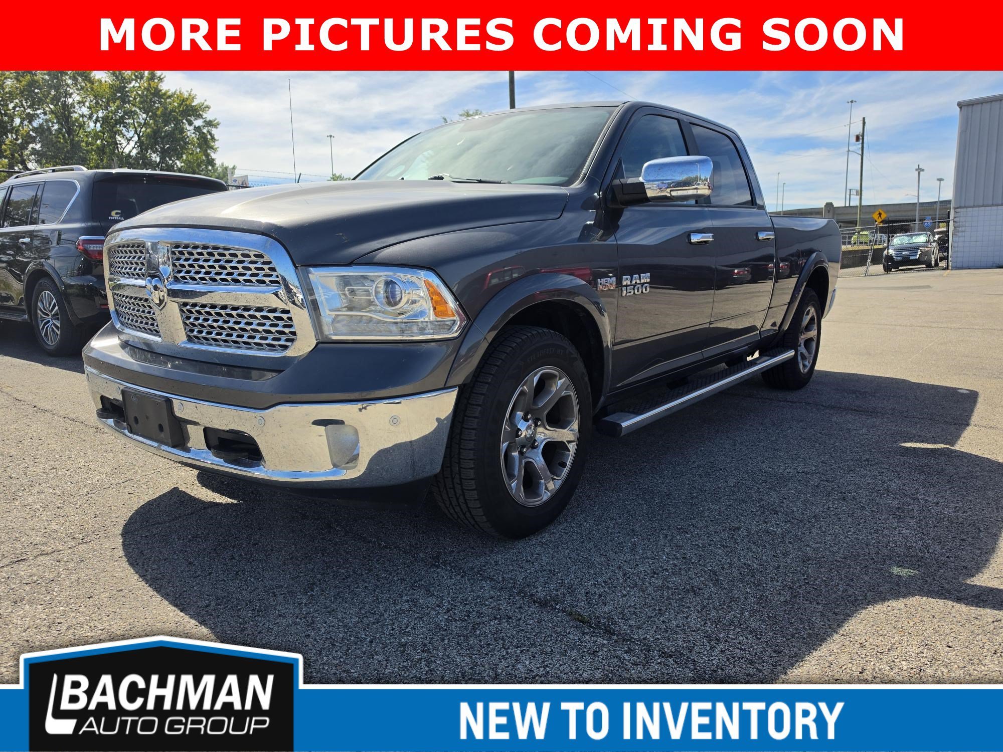 Used 2015 Granite Crystal Metallic Clearcoat Ram Laramie image 3