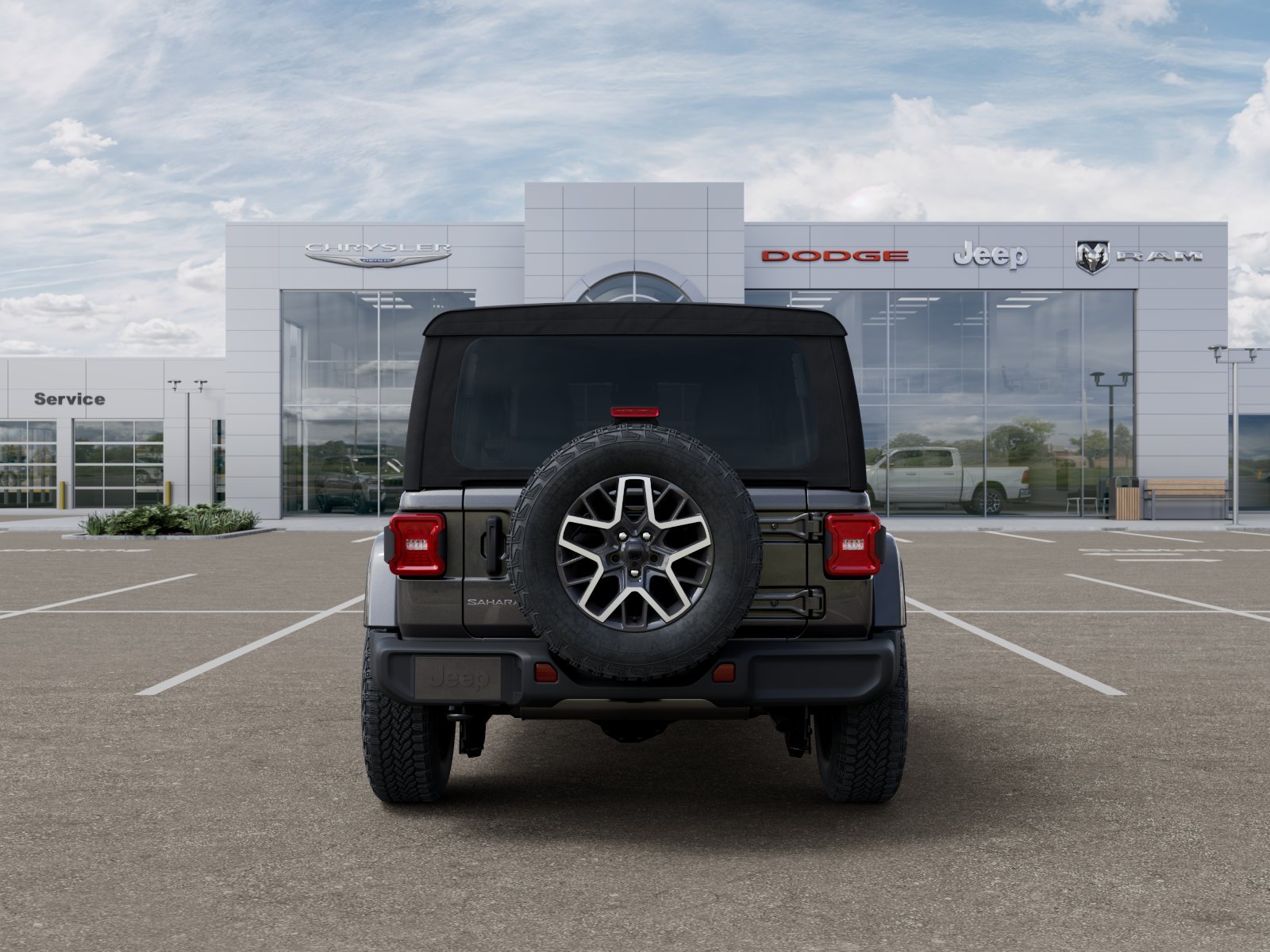 New 2026 Granite Crystal Metallic Clear-Coat Exterior Paint Jeep Sahara image 45