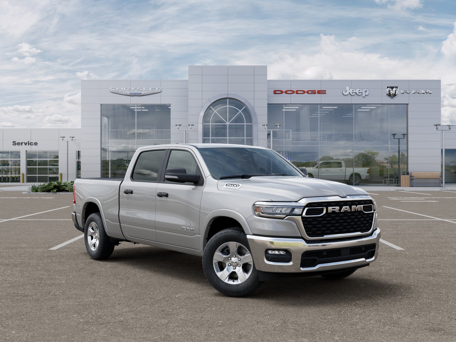 New 2026 Silver Zynith Exterior Paint RAM Big Horn image 5