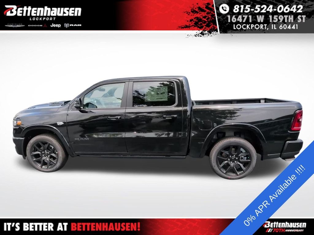 New 2026 Diamond Black Crystal Pearl-Coat Exterior Paint RAM Laramie image 10