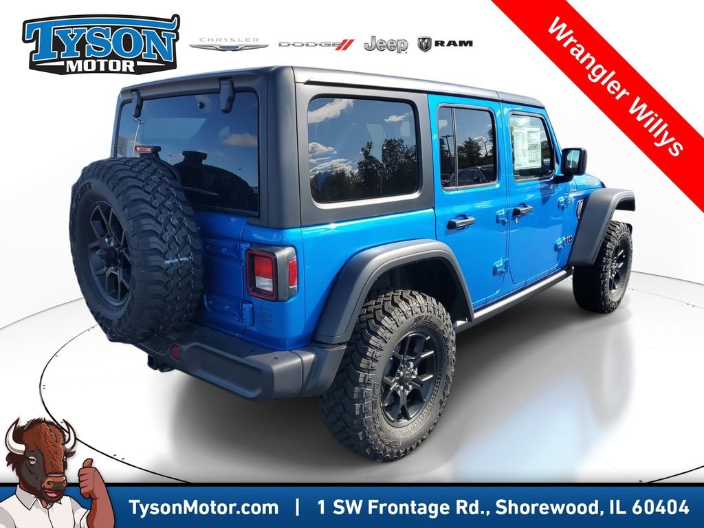 New 2026 Hydro Blue Pearlcoat Jeep Willys image 3
