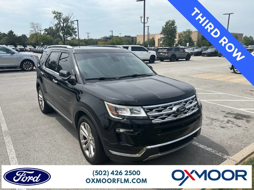 Used 2018 Shadow Black Ford Limited image 1