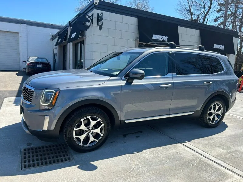 Used 2020 Blue Kia EX Sport Utility 4D image 6