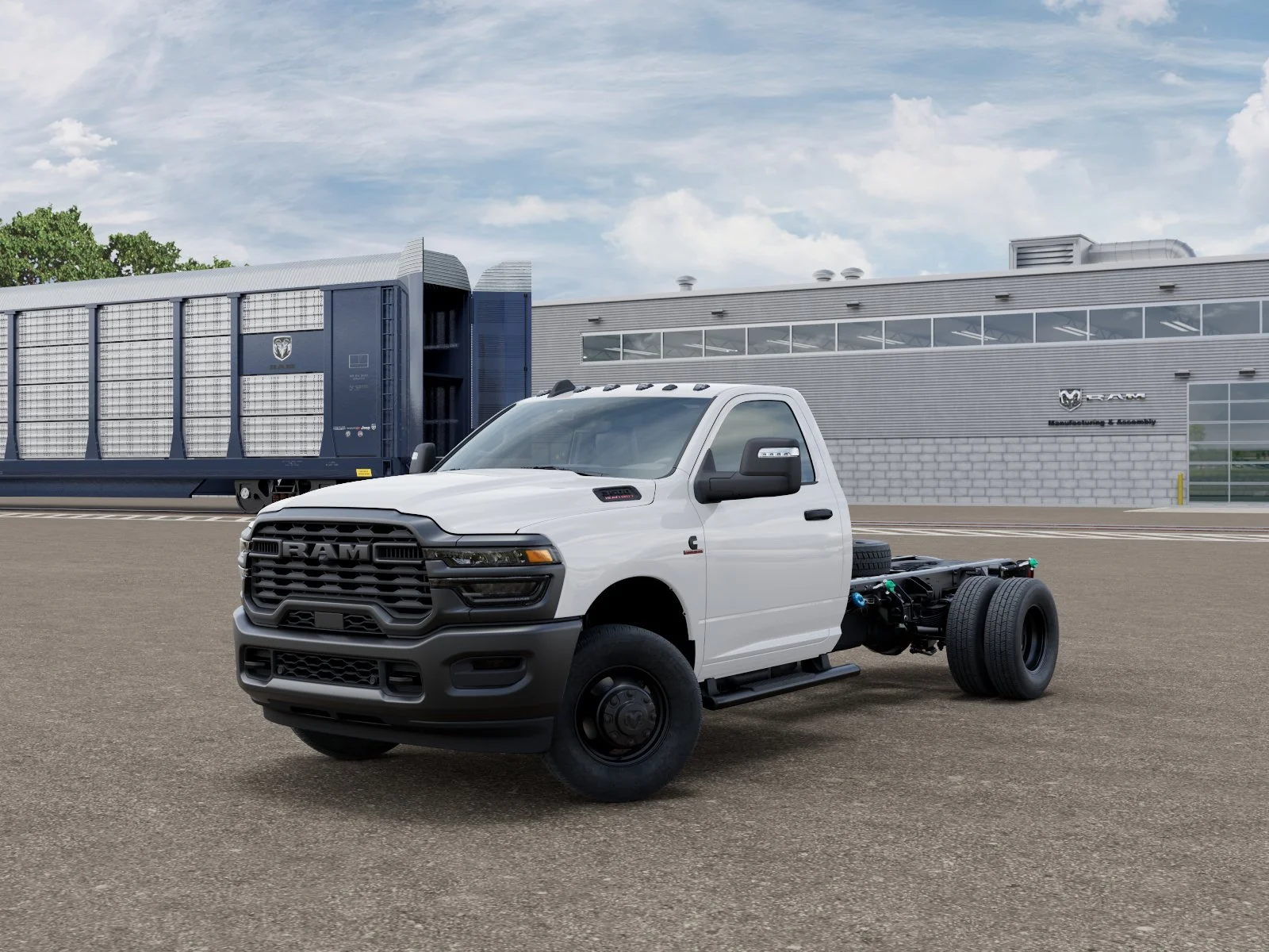 New 2027 Bright White Clear-Coat Paint RAM TRADESMAN image 1
