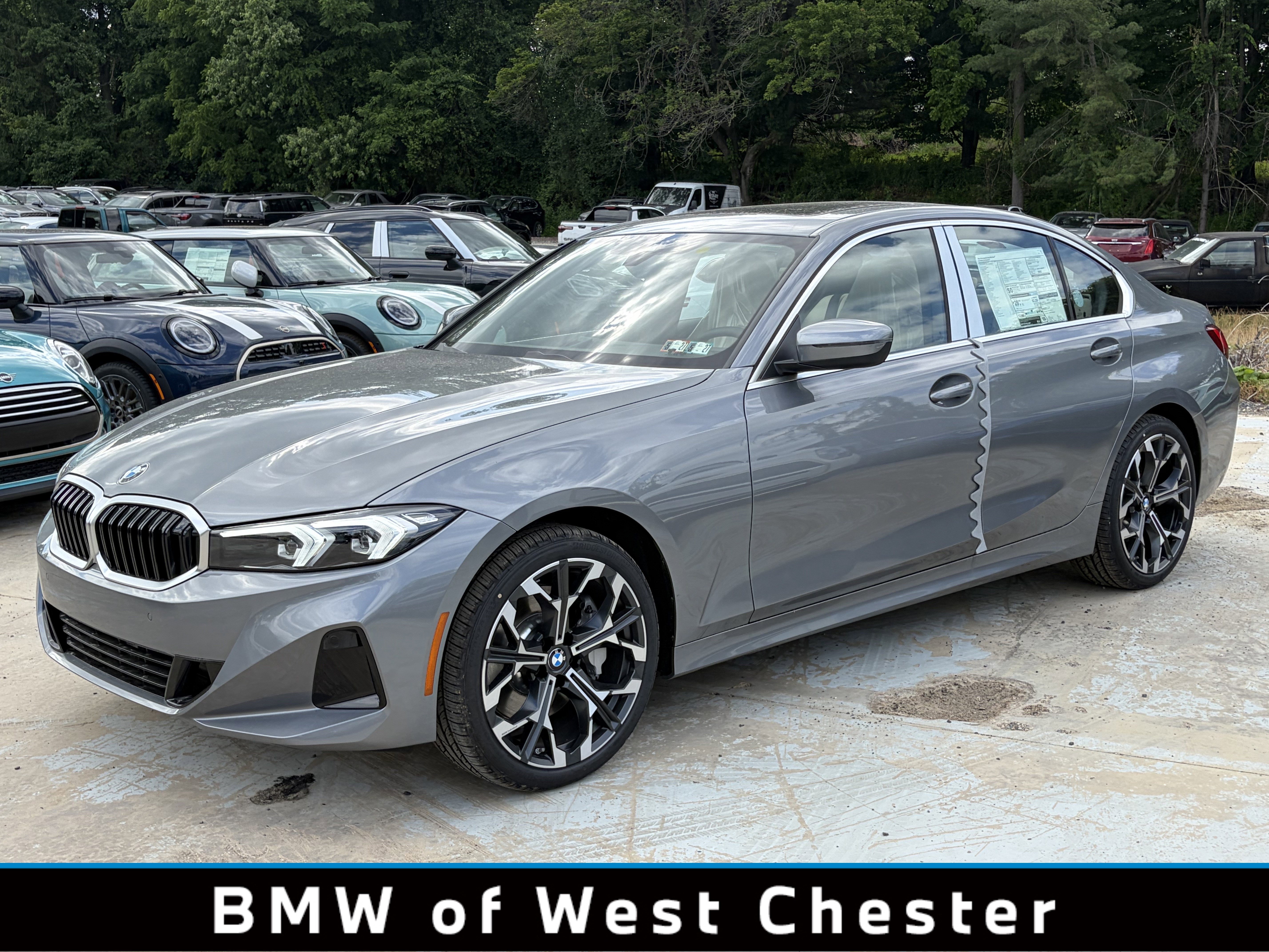 New 2026 Skyscraper Grey Metallic BMW 330i xDrive image 1