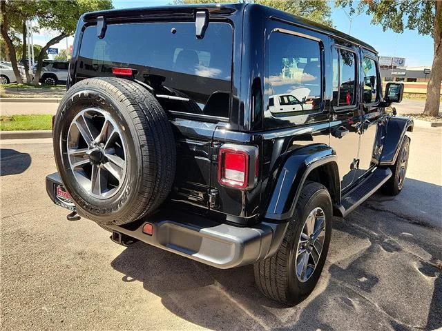 Used 2023 Black Clearcoat Jeep Sahara 4x4 image 3