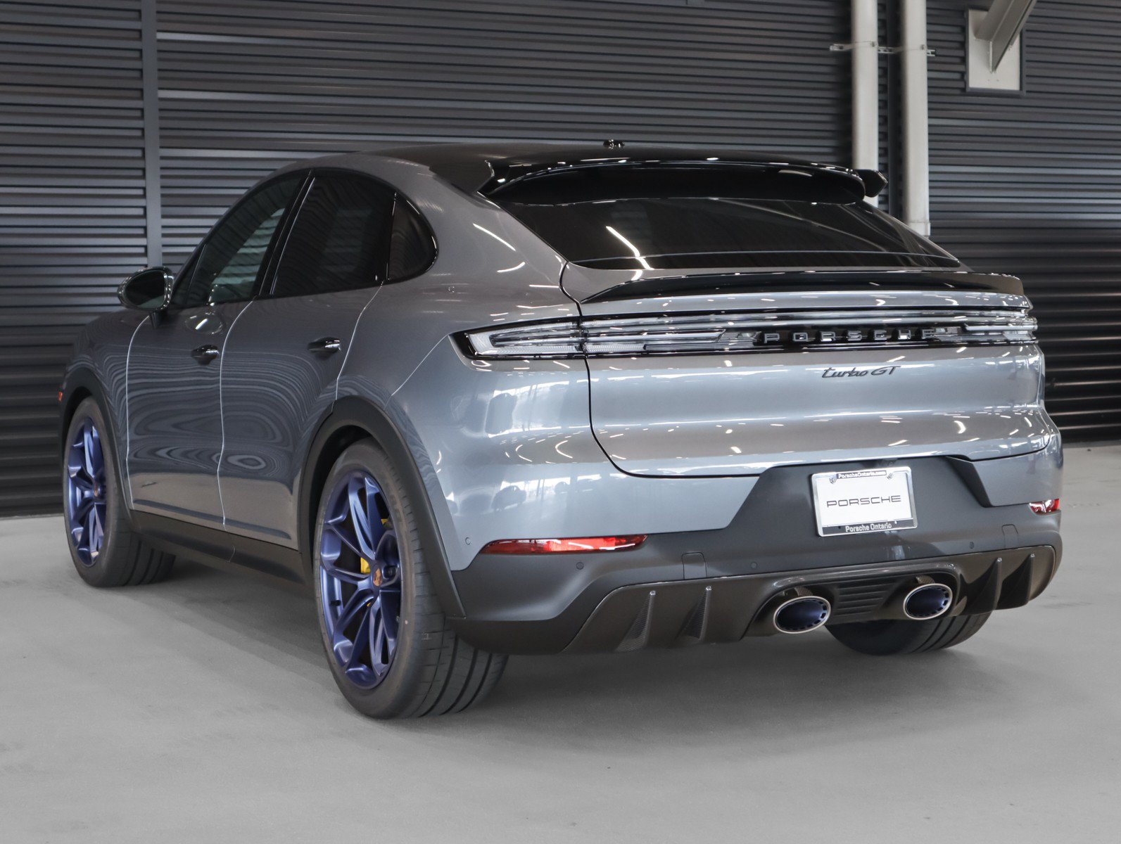 New 2026 Vanadium Grey Metallic Porsche Turbo GT image 3