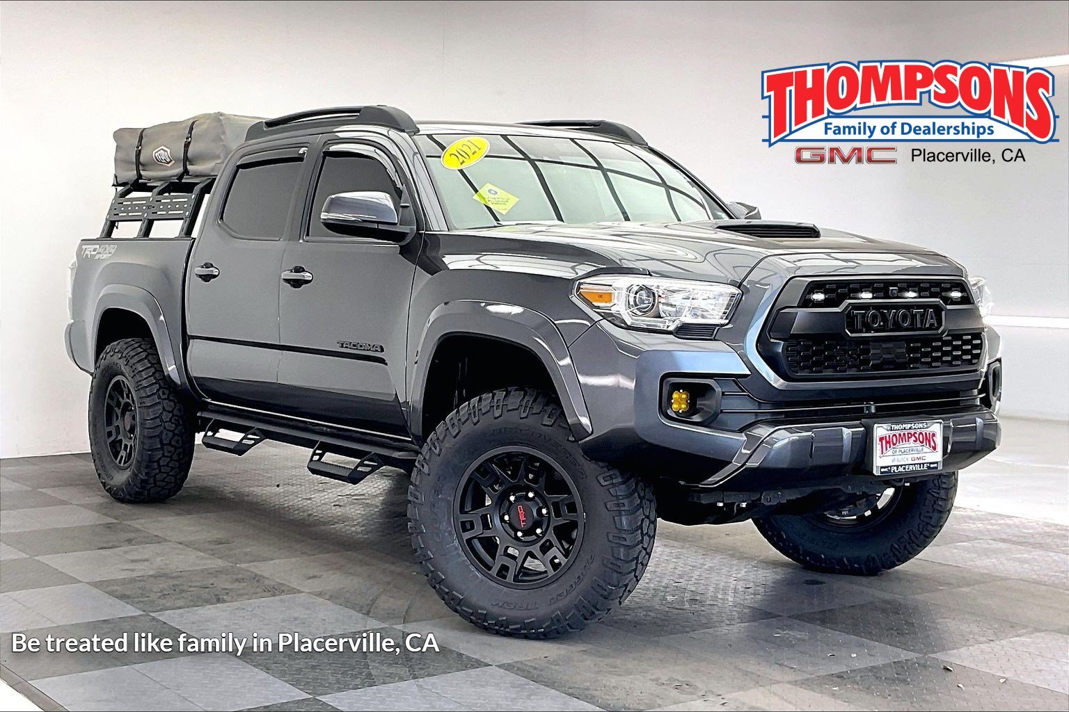 Used 2021 Magnetic Gray Metallic Toyota TRD Sport image 1