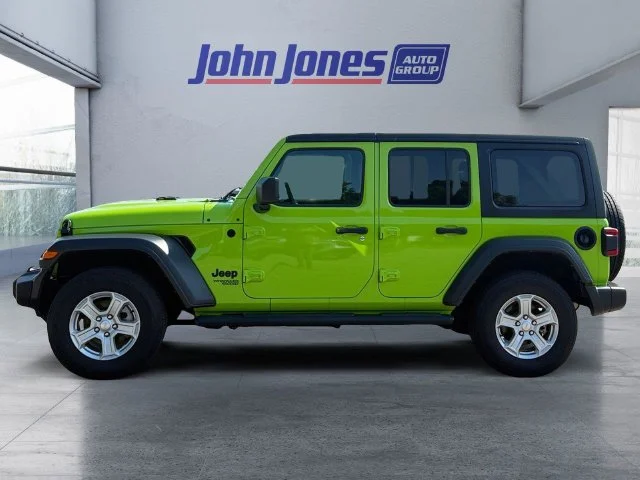 Used 2021 Gecko Clearcoat Jeep Unlimited Sport S image 2