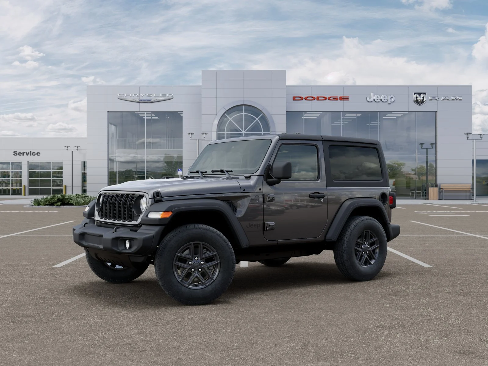 New 2026 Granite Crystal Metallic Clear-Coat Exterior Paint Jeep Sport image 29