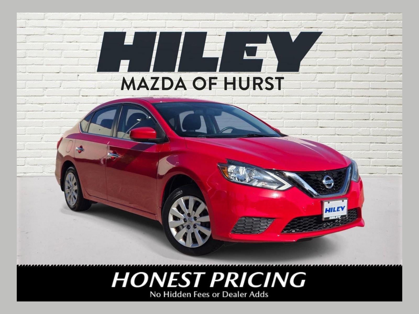 Red Alert 2017 Nissan Sentra Sedan Front-Wheel Drive 