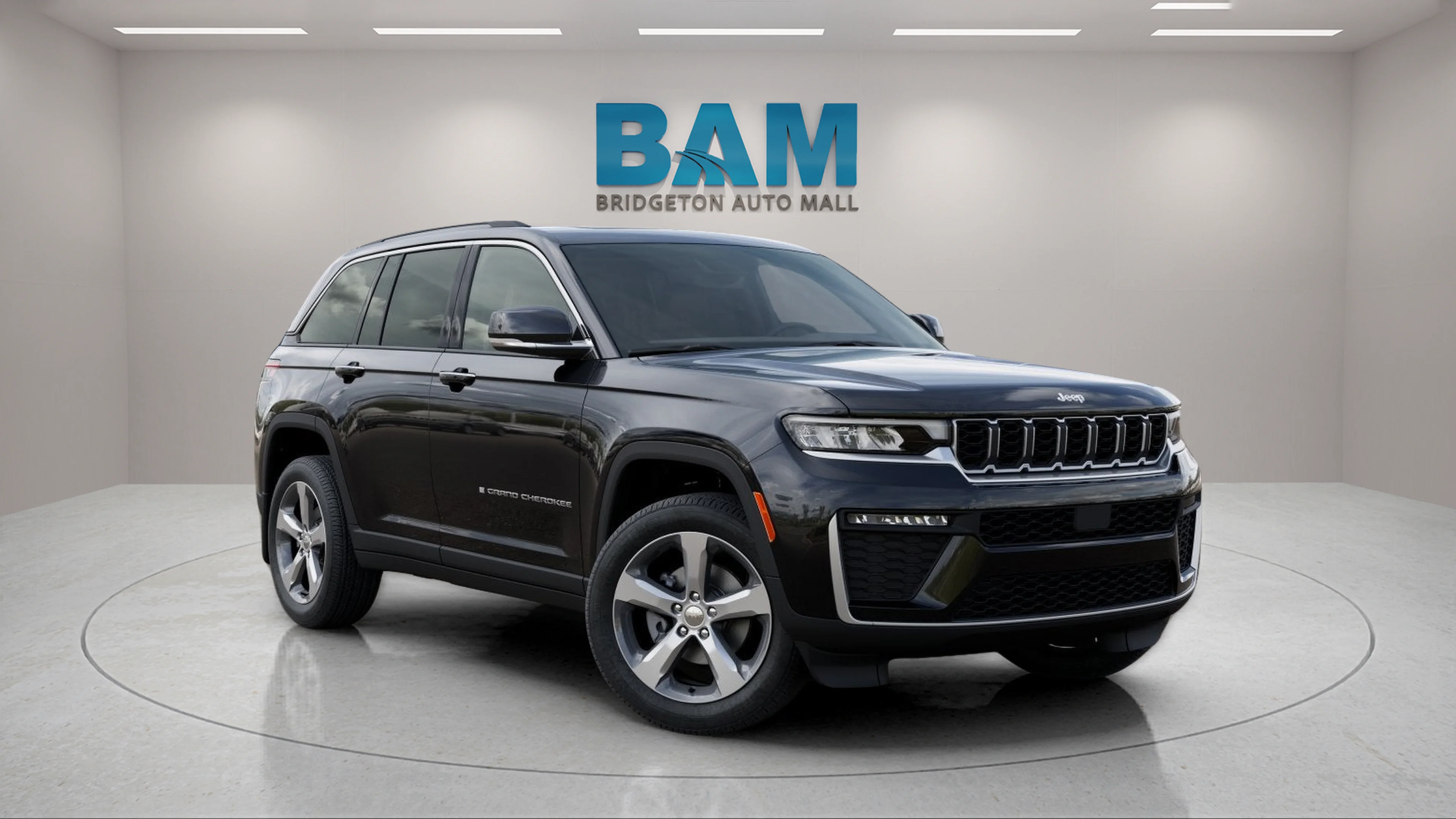 New 2026 Diamond Black Crystal Pearlcoat Jeep Limited image 1
