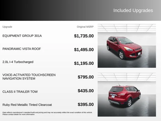 Used 2016 Red Ford Titanium image 4