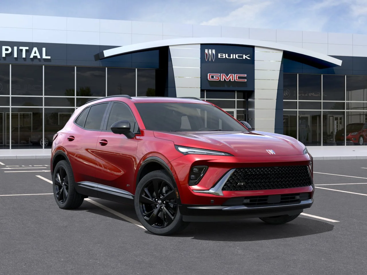 New 2026 Brilliant Red Buick Sport Touring AWD image 7