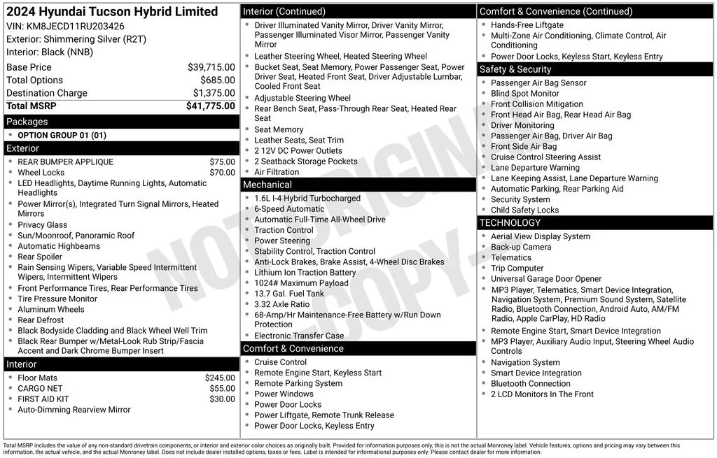 Used 2024 Shimmering Silver Hyundai Limited image 31