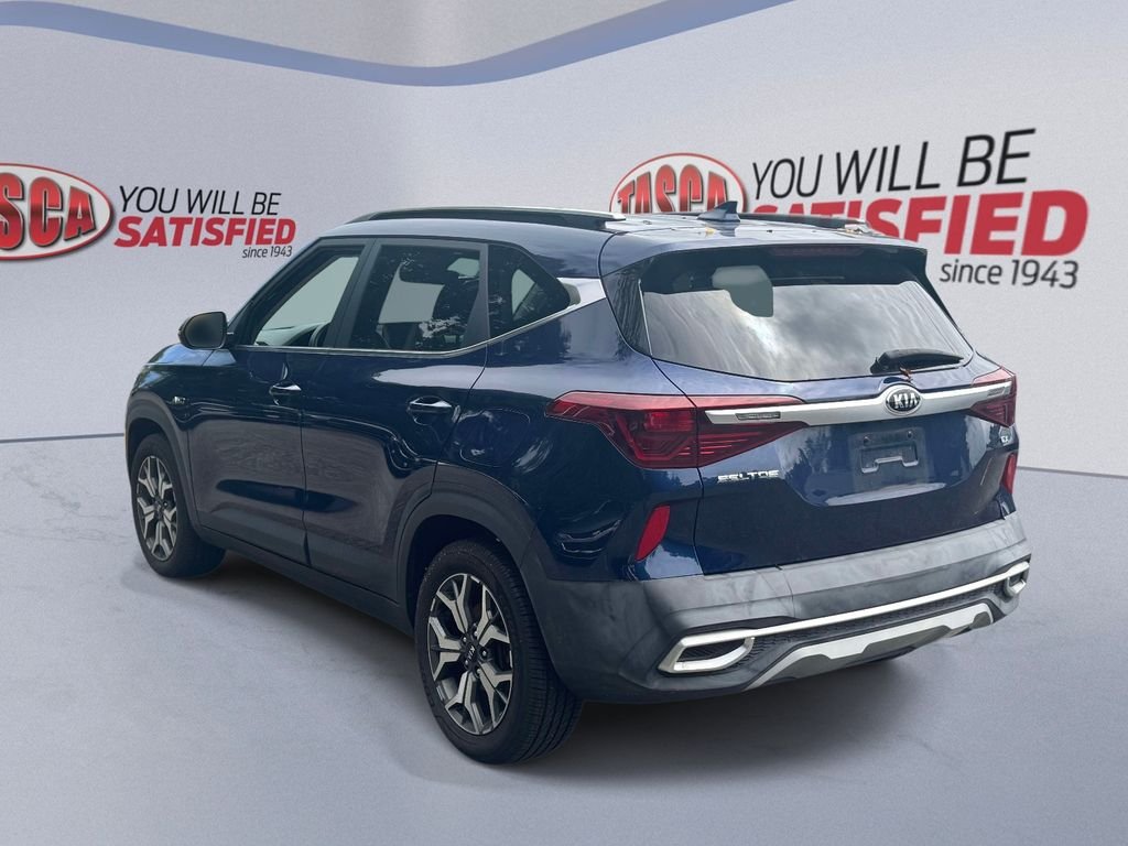 Used 2021 Blue Kia EX image 4