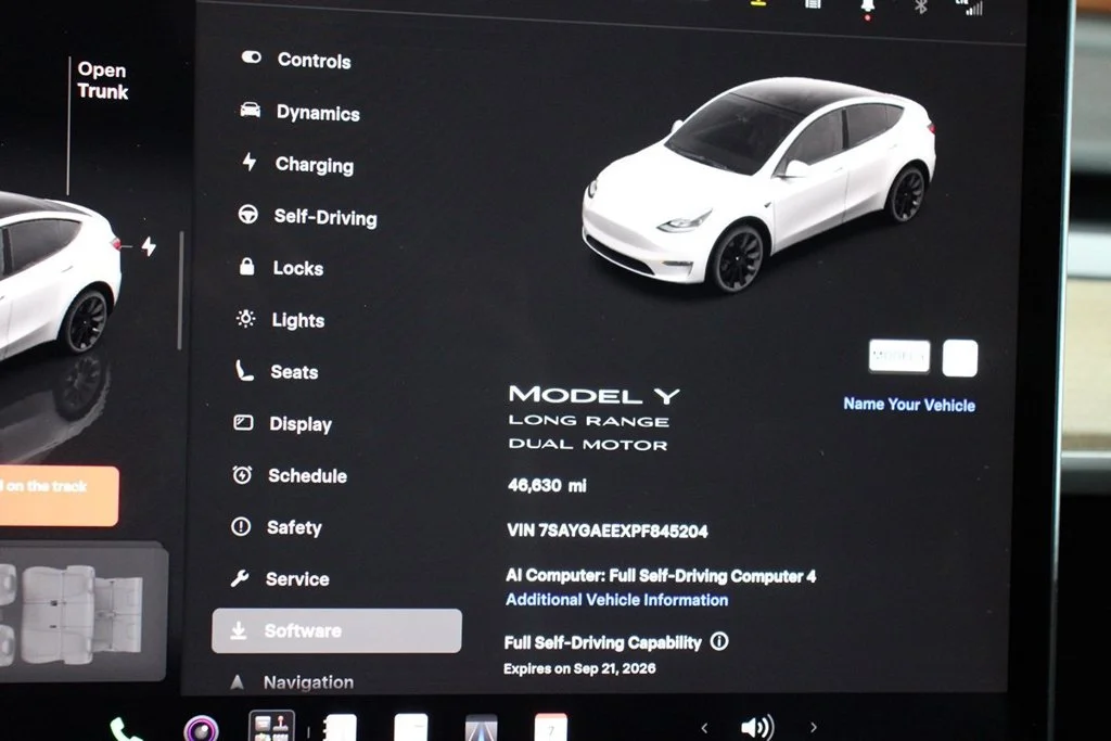 Used 2023 Pearl White Multi-Coat Tesla Long Range image 24