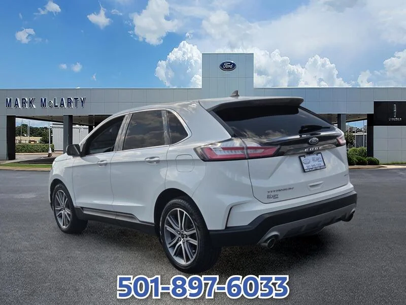 Used 2023 White Metallic FORD TITANIUM AWD image 3