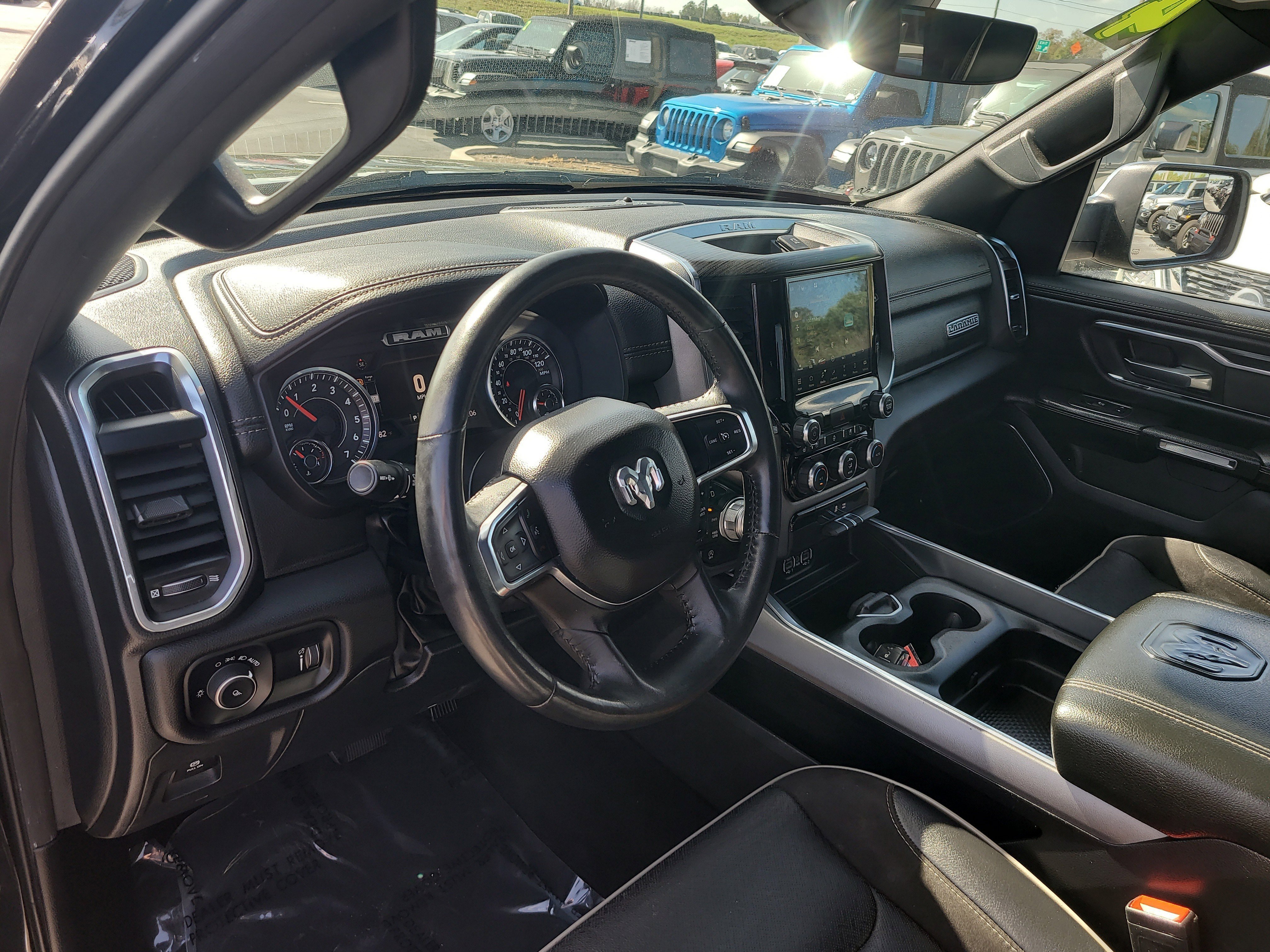 Used 2024 Diamond Black Crystal Pearlcoat Ram Laramie image 19