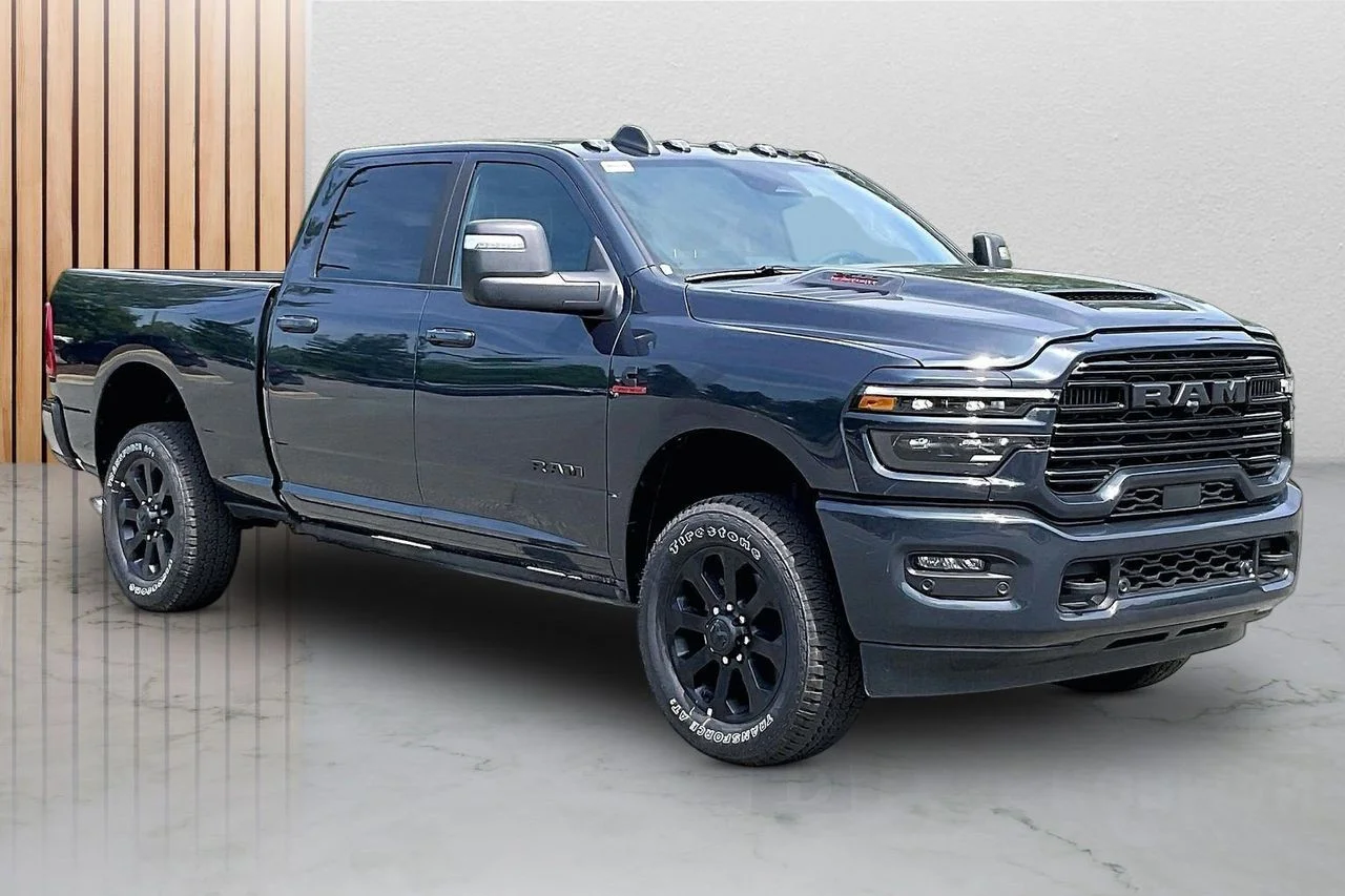 New 2026 Forged Blue Metallic Exterior Paint RAM Laramie image 2