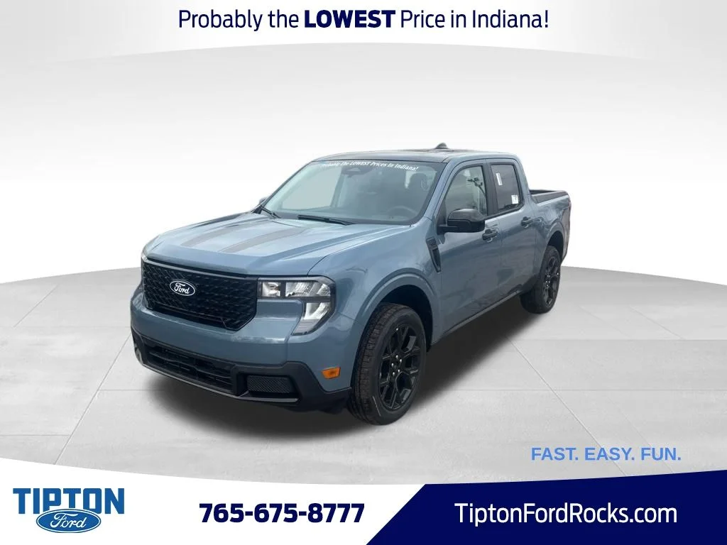 New 2026 Azure Gray Metallic Tri-Coat Ford XLT image 1