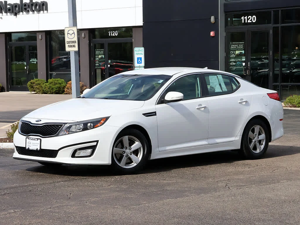 Used 2015 Kia Optima LX with VIN 5XXGM4A72FG463738 for sale in Libertyville, IL