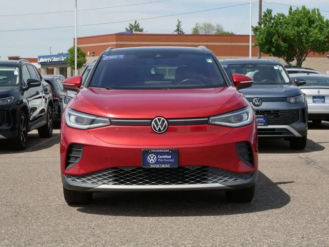 Certified 2022 Volkswagen ID.4 PRO S with VIN WVGUNPE23NP040105 for sale in Inver Grove Heights, MN