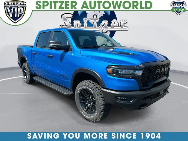 New 2026 Hydro Blue Pearl-Coat Exterior Paint RAM Rebel image 1