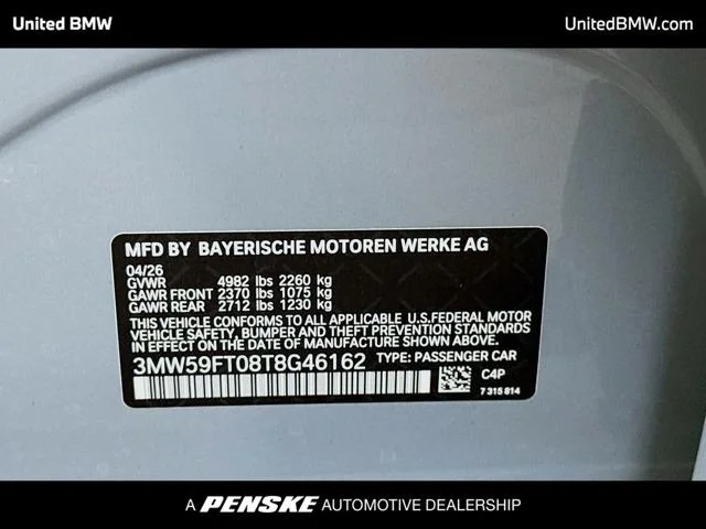New 2026 Brooklyn Grey Metallic BMW M340i image 16